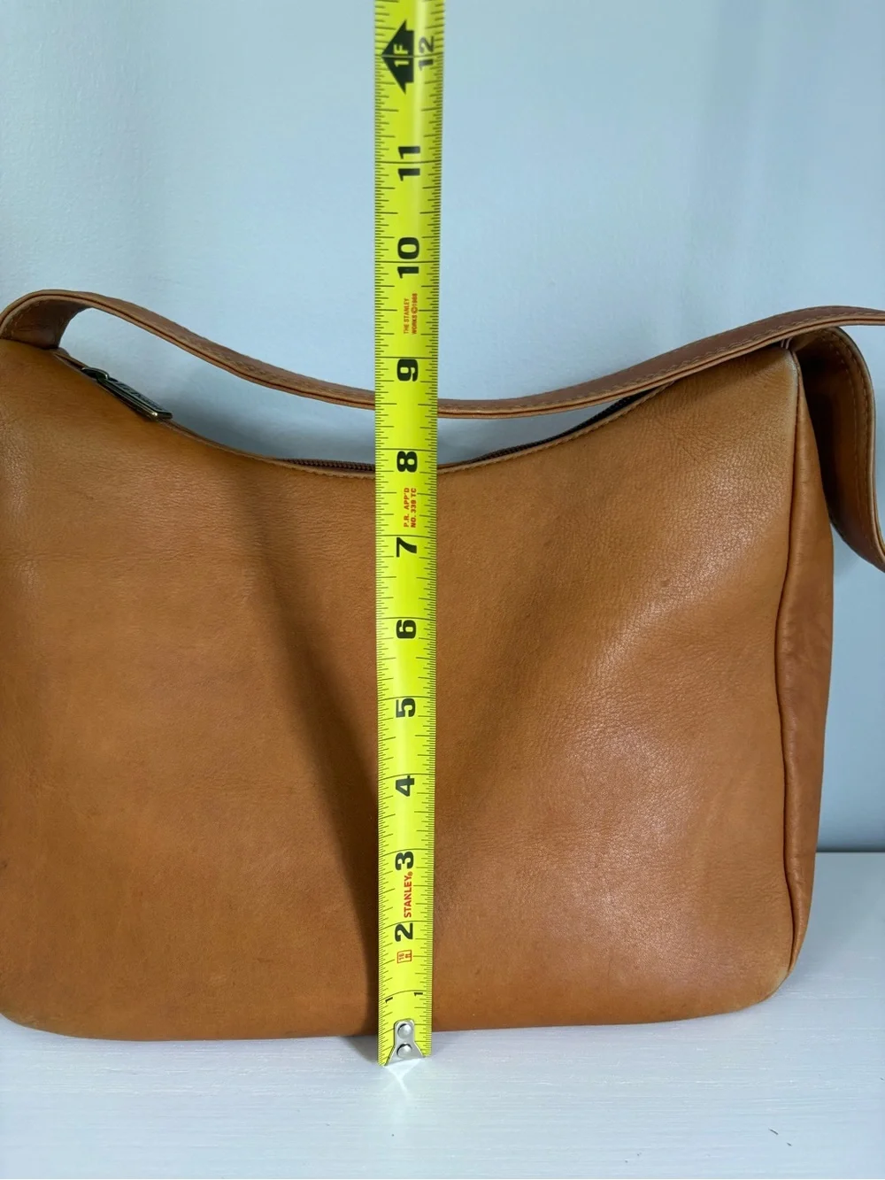 Le Donne Vintage Urban Hobo Bag Cognac Full Grain Colombian Leather Shoulder
